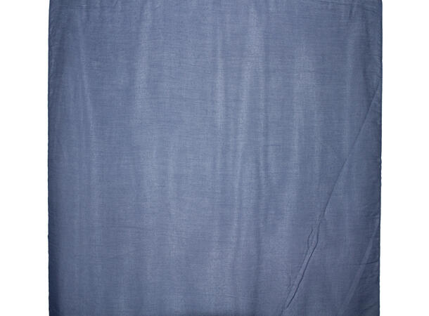 Skjerf ensfarget 90x180 jeansblå 
