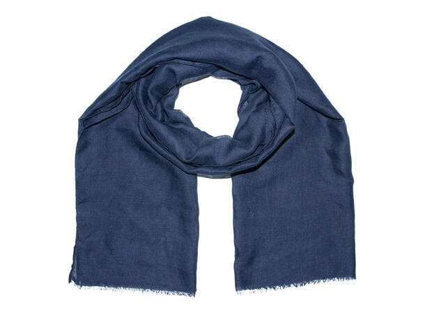 Skjerf ensfarget 90x180 navy 