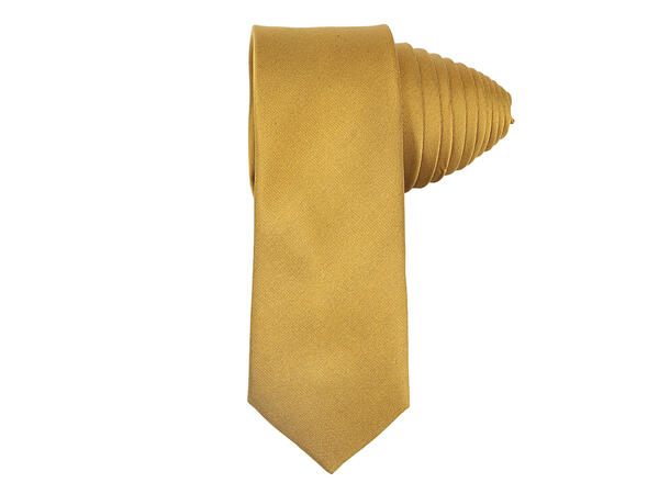 Santi Silkeslips 5,0 cm mørkgul 