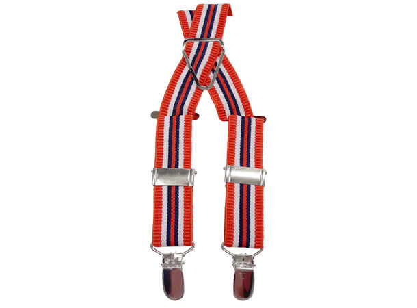 Sele barn 90 cm rød - hvit - blå "Minuti" 