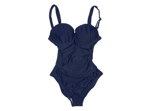 Badedrakt  ensfarget ass.  navy 