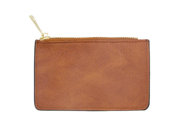 Lommebok liten cognac 