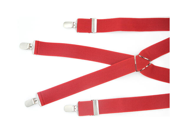 X-Plizit sele 3cm ensfarget rød i gaveeske 