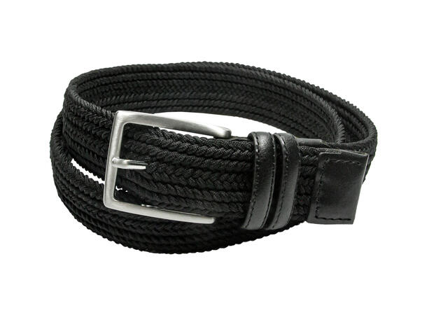 Jeans belte elastisk sort 