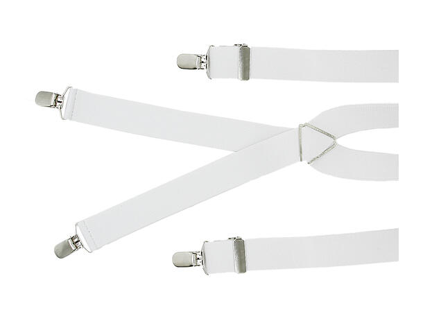 X-Plizit sele 3cm ensfarget hvit i gaveeske 