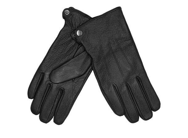 Hanske skinn herre m/knapp og ull for Ass. pack sort Høst 