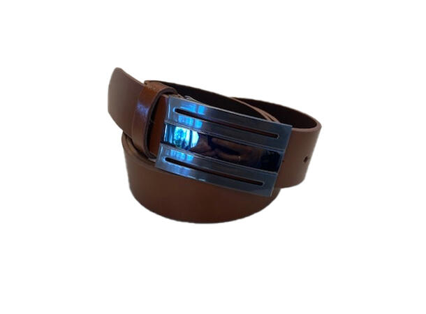 Belte Herre standard plate cognac 