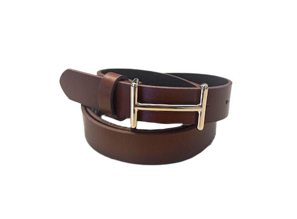 Belte klassisk "H" 2,5cm cognac 