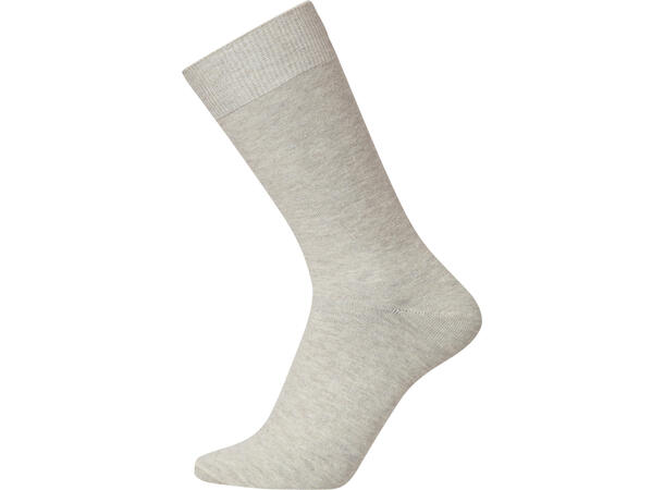 Claudio socks solid colours Lys Grå 40-47 - NOOS 