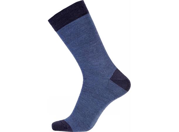 Egtved socks cotton/wool twi Blå 40-45 - NOOS 