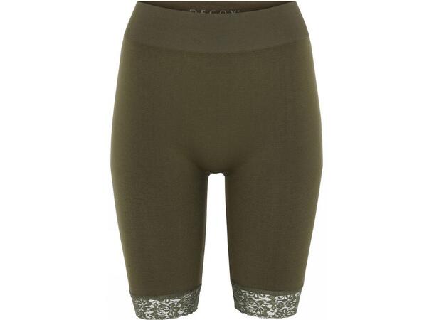 DECOY long shorts w/lace Olive S/M - SS27 