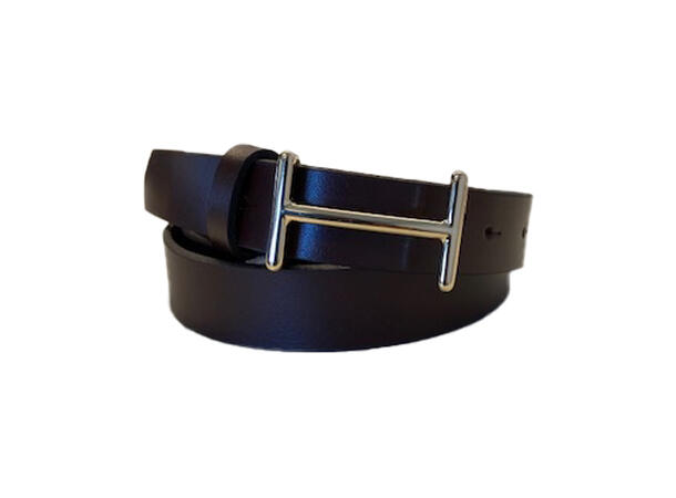 Belte klassisk "H" 2,5cm brun 