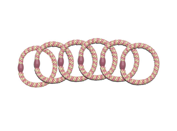 Hårstrikk "multi sterk rosa" 