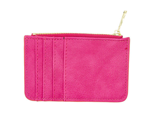 Lommebok liten fuksia 