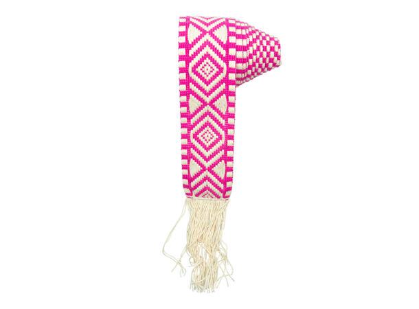 Belte knyte 4cm cerise 