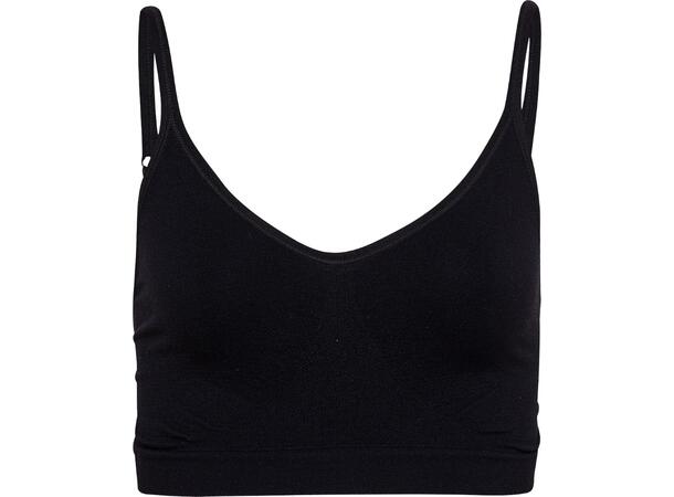 DECOY bra top w/narrow straps Black XS NOOS 