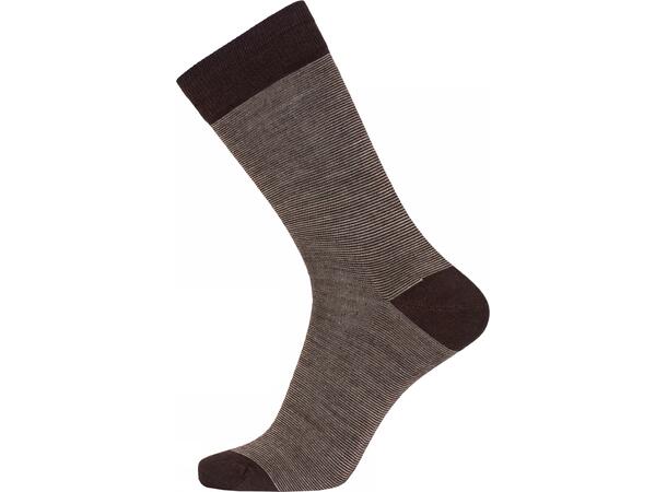 Egtved socks cotton/wool twi Brun 40-45 - NOOS 