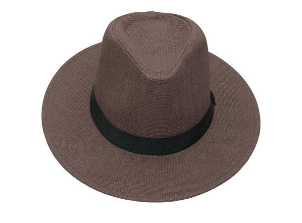 Hatt Herre "Summer" m/ brem brun SS26 