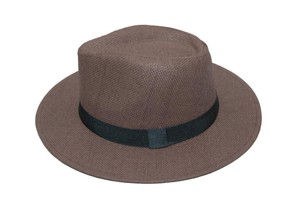 Hatt Herre "Summer" m/ brem brun SS26 
