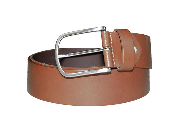 Belte kurvet 4 cm cognac 