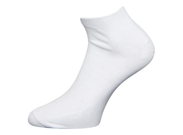 Claudio socks sneakers 5-pack Hvit 40-47 - NOOS 
