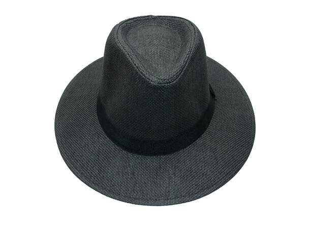 Hatt Herre "Summer" m/ brem sort SS26 