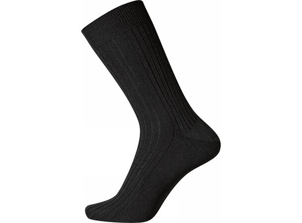 Egtved socks wool broadrib Sort 44-46 - NOOS 