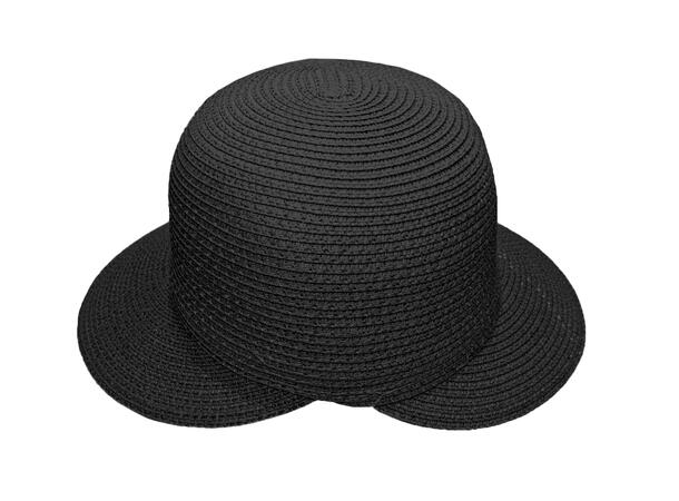 Hatt "Summer" m/brem i front sort SS26 