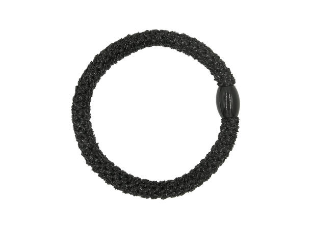 Hårstrikk m/lurex sort 