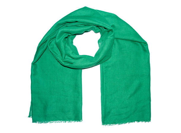 Skjerf ensfarget 90x180 sterk grønn 