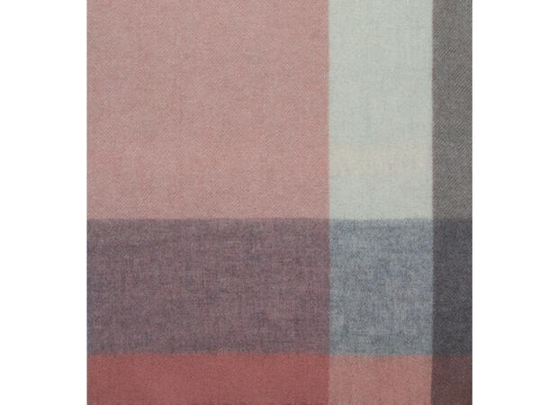 Dame skjerf m/delikate ruter 30x180 Rosa Høst 