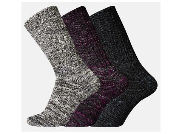 EGTVED MULTI-COLOUR SOCKS Flerfarget 36-41 - NOOS 
