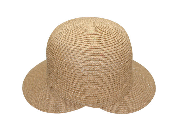 Hatt "Summer" m/brem i front natur SS26 
