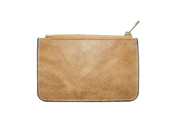 Lommebok liten lys cognac 