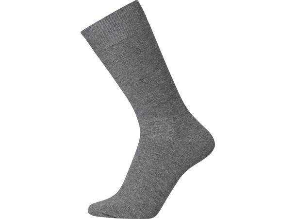 Claudio socks solid colours mellom Grå 40-47 - NOOS 