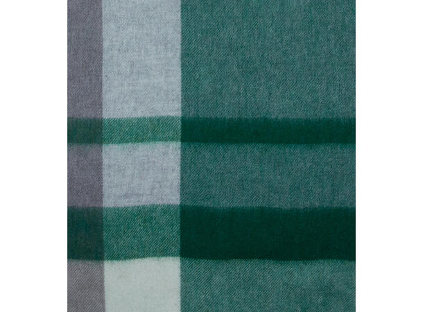 Dame skjerf m/delikate ruter 30x180 Grønn Høst 