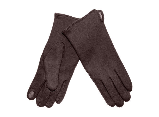 Dame vante m/ ullfor Brun Høst 