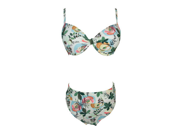 Bikini m/legg Blomstert grønn strl 40 
