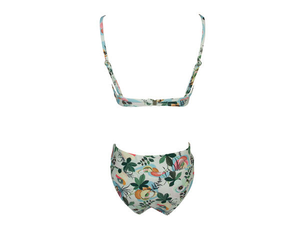 Bikini m/legg Blomstert grønn strl 40 