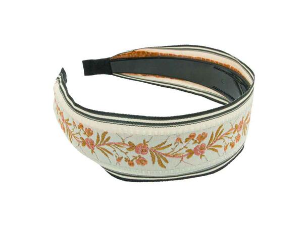 Hårbøyle "Budnad-look" hvit 