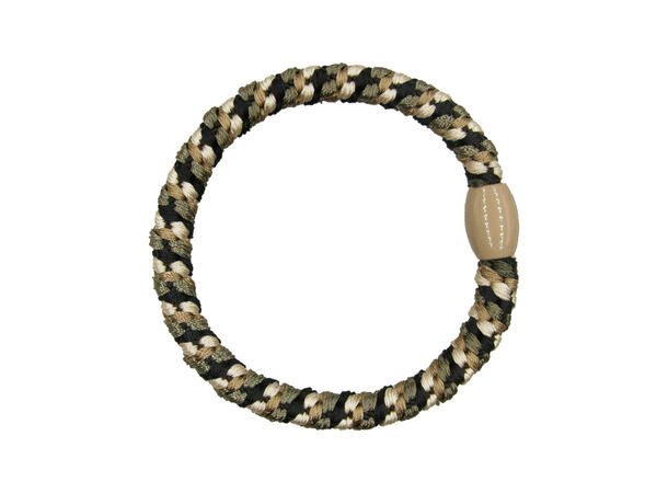 Hårstrikk "beige/sort" 