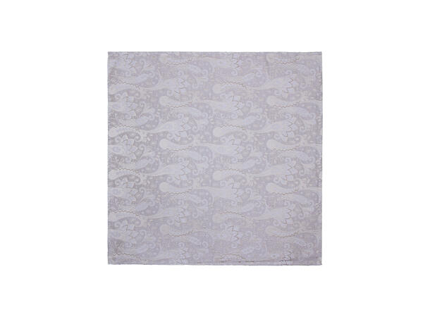 Lommetørkle mønstret beige 