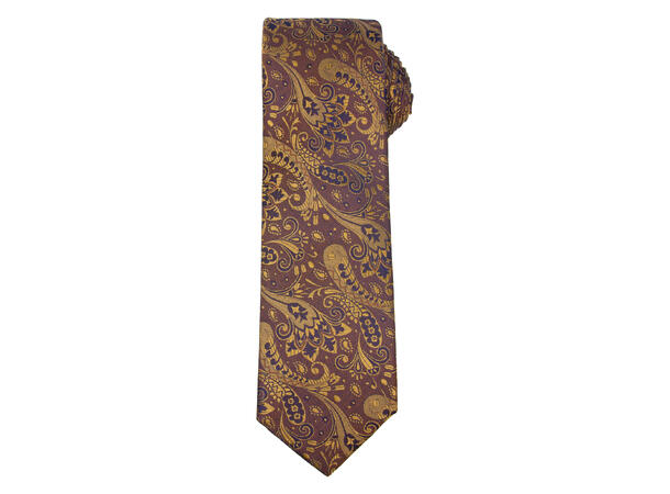 Santi slips paisley 7 cm cognac 