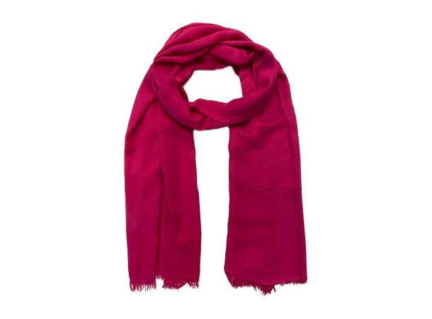 Skjerf ensfarget  50x190 Fuksia 