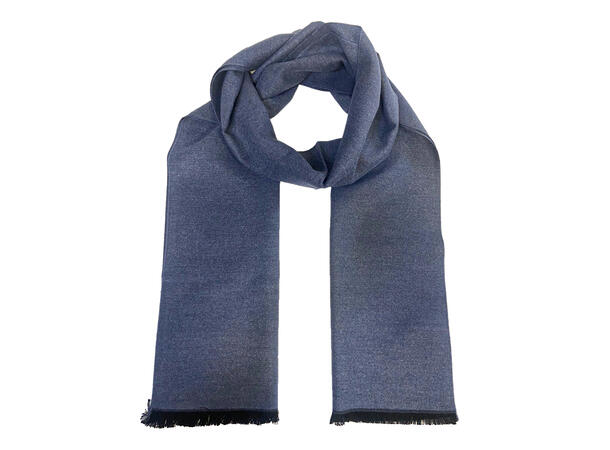 Skjerf herre ensf. 35x180 Jeans blå Høst 