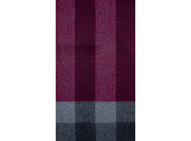Skjerf herre rutet 30x180 Vinrød Høst 
