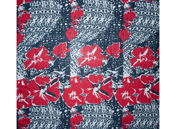 Skjerf i norske farger 90x180 rød/blå 17.mai 