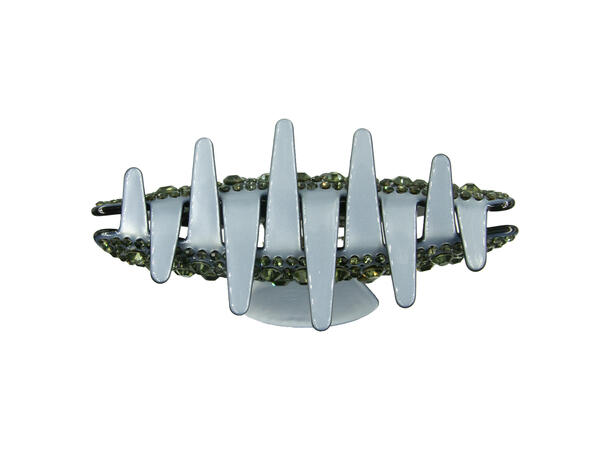 Hårklype 9,5x4,5cm Blå 