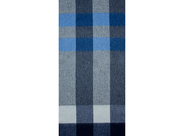 Skjerf herre rutet 30x180 Blå Høst 