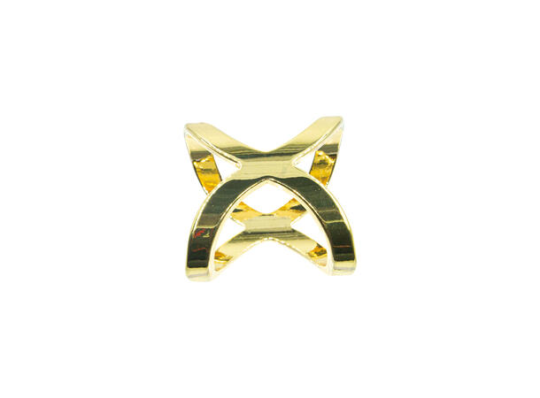 Skjerf ring enkel gull 